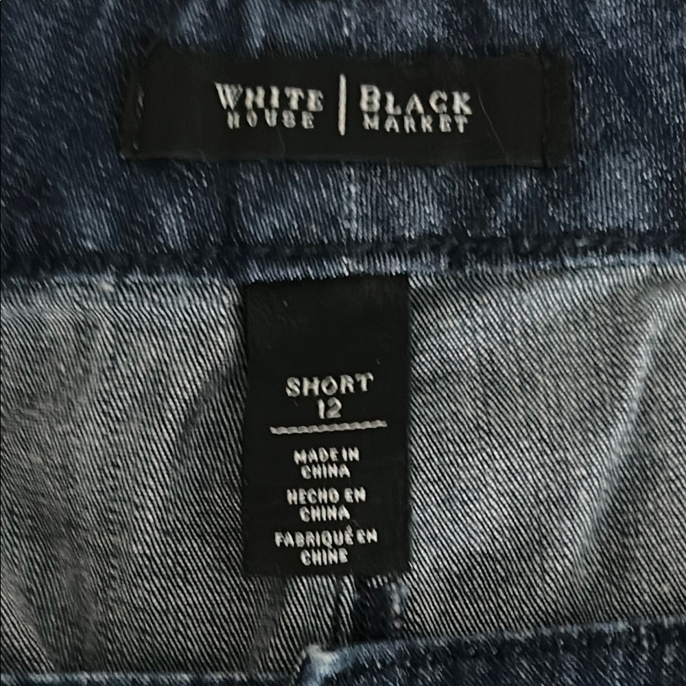 White House Black Market Blue Cargo Shorts - Picture 11 of 12